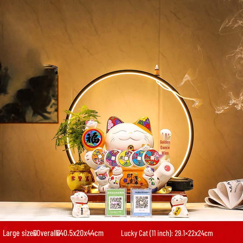 Счастливый Кот Машущий Лапкой Changshen