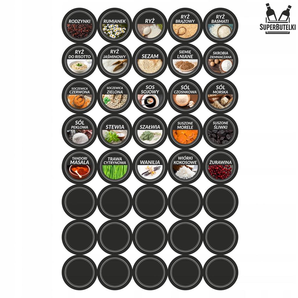 Black metal stand + 24 jars 120 ml with black cap and strainer + 200 labels + funnel