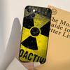 Nuclear Radiation Emblem Case For iPhone 13 14 Pro Max 11 12 Mini 6S 7 8 Plus SE 2020 2022 X XR XS MAX Cover Coque