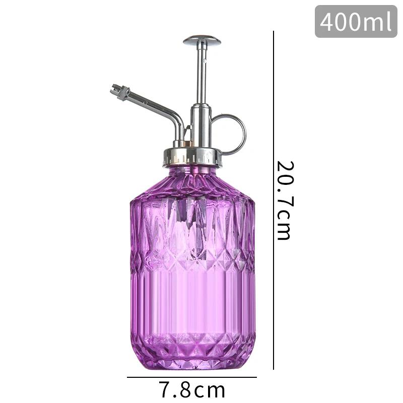 Retro Relief Sprayer Glass Bottle Gardening Home 400 ML Large Capacity Container Bottle Bathroom Decoration Sanitize Bottles