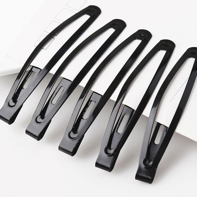 Black Snap Pins 12-Piece Set Hairpins Bangs small