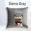 Customisable Dog Photo Pillow Personalized Pet Cushion Throw Pillow with Pet Picture Custom Decor for Pet Owners Unique Gifts