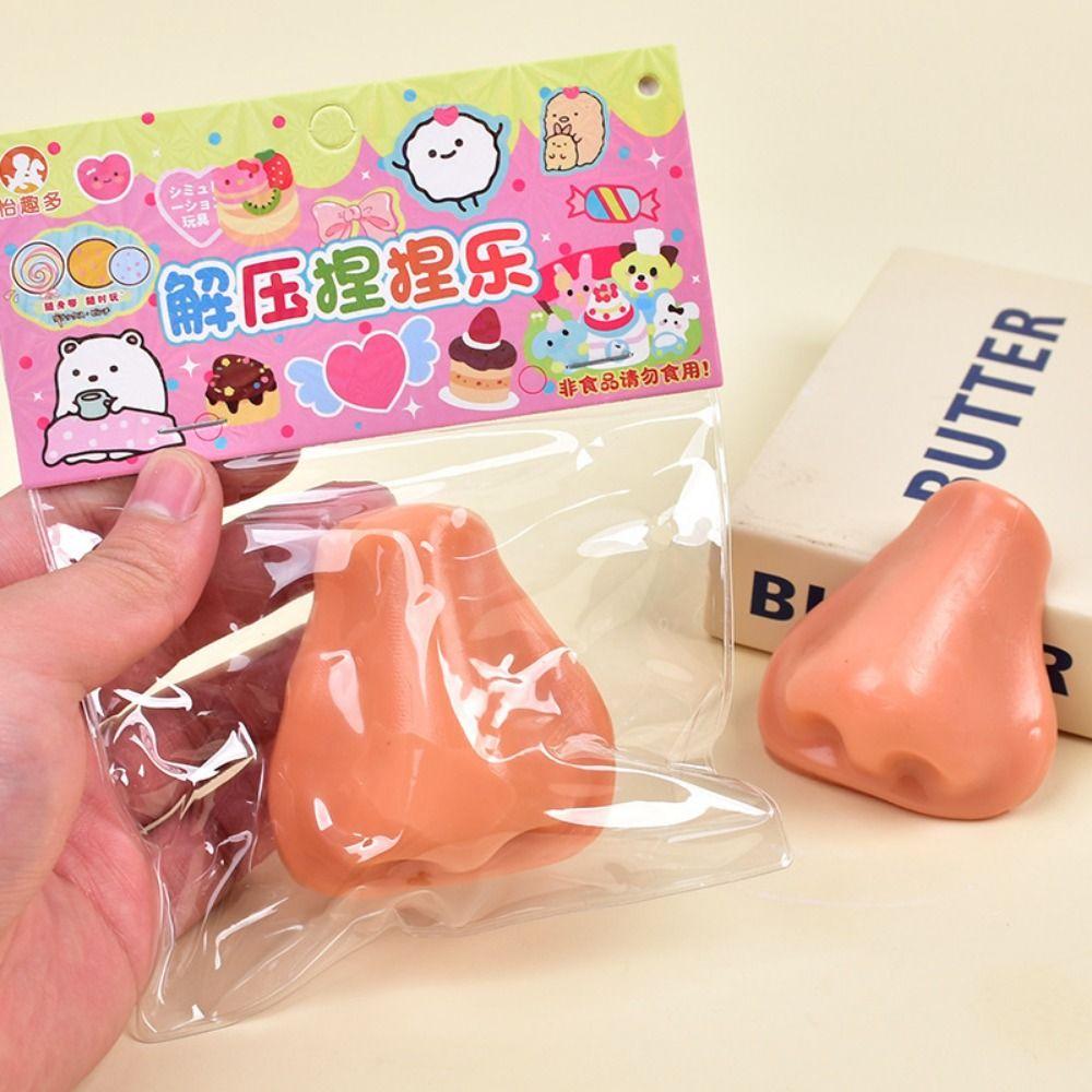 

Simulation Simulated Nose Pinching Toy Facial Features Model TPR Squeezing Toy Kids Toys