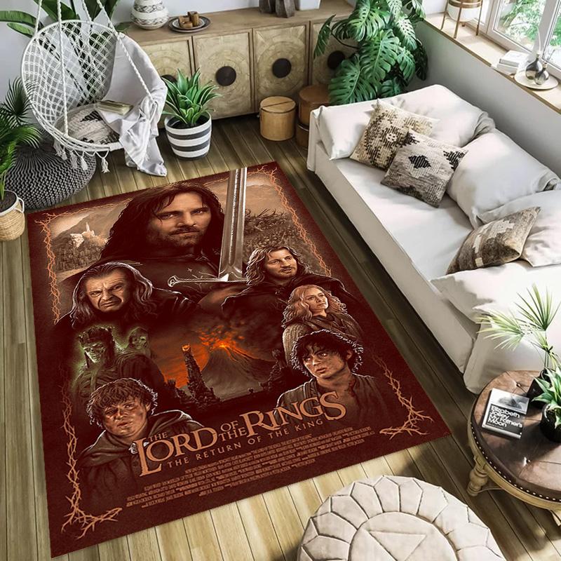 Middle-earth's Epic Saga carpet Living room and bedroom mats Suitable for all seasons Bathroom mat Art Protective pad