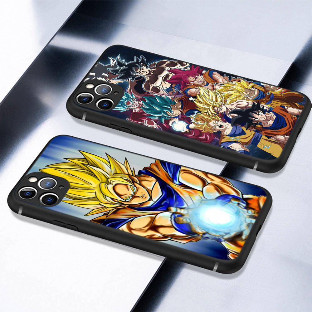 DT36 Dragon Ball Case for Xiaomi Poco X6 X4 M5 M6 F5 F6 C65 C55 C50 C51 C40 Redmi Note 7 8 14C A3X 13C 12C 11 10A 9C Pro Black Sofe Cover