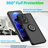 With Ring Holder Case For Xiaomi Redmi Note 12 11 12s 10 9 8 Pro  Magnetic Cover For Redmi 10 10C 12 13 Protective Back Case