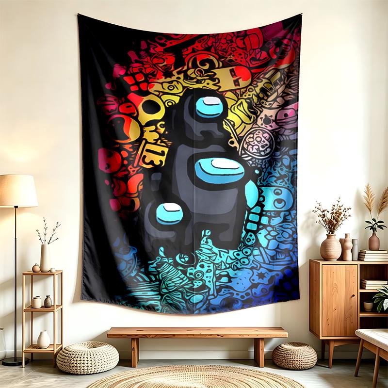 Among Us (5) Tapestry Suitable For Decorating Homes Dorms And Bedrooms Soft To The Touch And A Perfect Gift For Friends And Family
