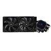 Thermalright Frozen Prism 240 Black Liquid CPU Cooler with 2 X 120mm PWM Fans and S-FDB Bearings, One-Piece Liquid CPU Cooler for AMD/AM4/AM5, Intel L
