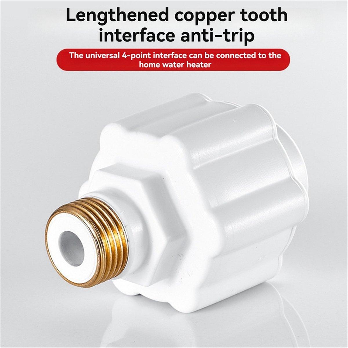 LITE-8Pcs [Copper-Colored Aluminum Teeth] Electric Water Heater Anti-Electric Wall Household Water Heater Fittings синий
