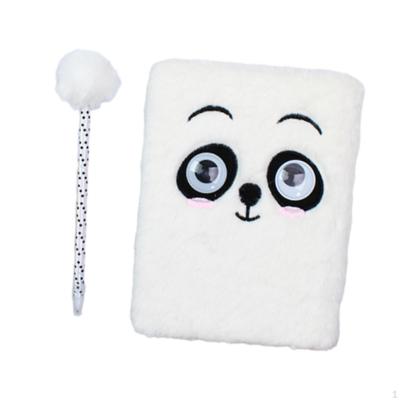 Plush Diary, Stationery, Lovely Journal, Notepad for Kids, Personal Planner with Pen Business,