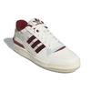 Adidas Forum Exhibit Low Off White Burgundy Unisex Sneakers Cream Collegiate-Burgundy Cream-White GW4358