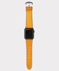Matteu Apple Watch Toscana Full Grain Leather Strap Band (Yellow) Wc97316