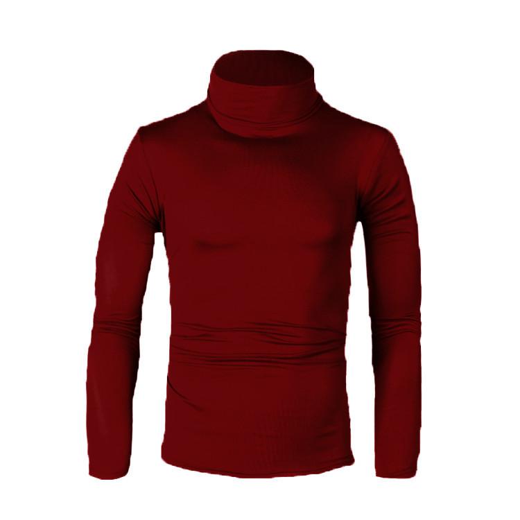 Men's Underwear Knitwear Autumn and Winter New Solid Color Casual Double Lapel Slim Sweater Men