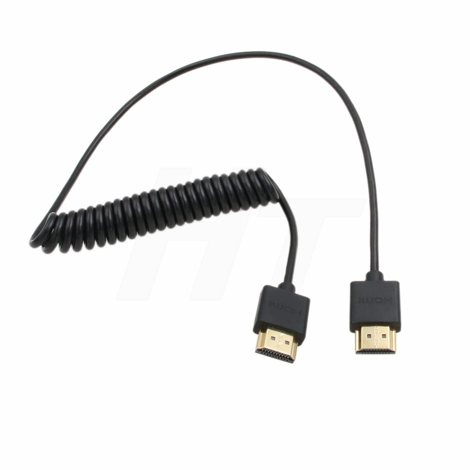 

HangTon HDMI 8K 4K 60fps Cable Coiled 50cm for Sony A9 Canon C500 Panasonic GH5 Nikon Camera Atomos Ninja V SmallHD Blackmagic Monitor Type A HDMI