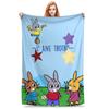 Trotro Collage Cute Cartoon Blanket Portable Fleece Sofa Throw Blanket for Couch Bedding Travel Throws Bedspread Quilt