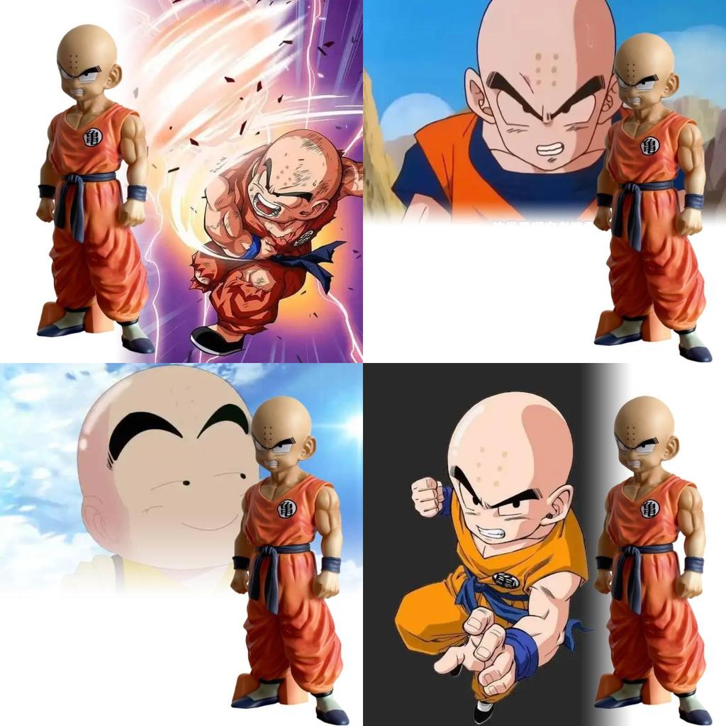 High-quality Dragon Ball Krillin Action Figure Beautifully Crafted From Durable Pvc