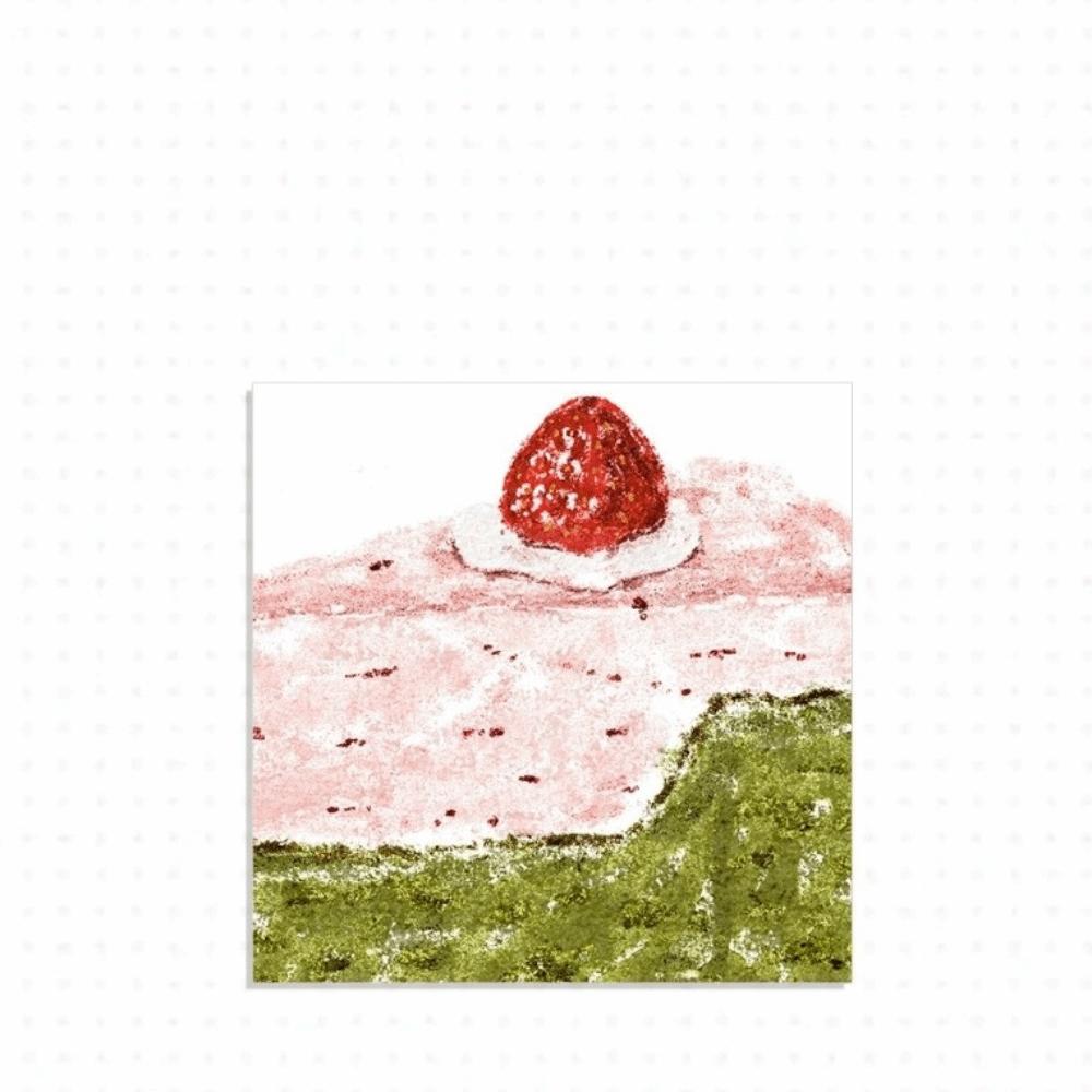 Multi-Pattern Fruit Cake Washi Tape Adhesive Fruit Pattern Journal Notes Cake Theme Crafts Making Album Journal Planner Tape