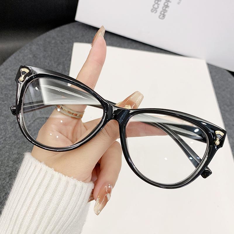Fashion Women'S Spectacles Large Frame Blue Light Blocking Glasses Anti Blue Light Eyewear Anti Blue Light For Fashion Outfits
