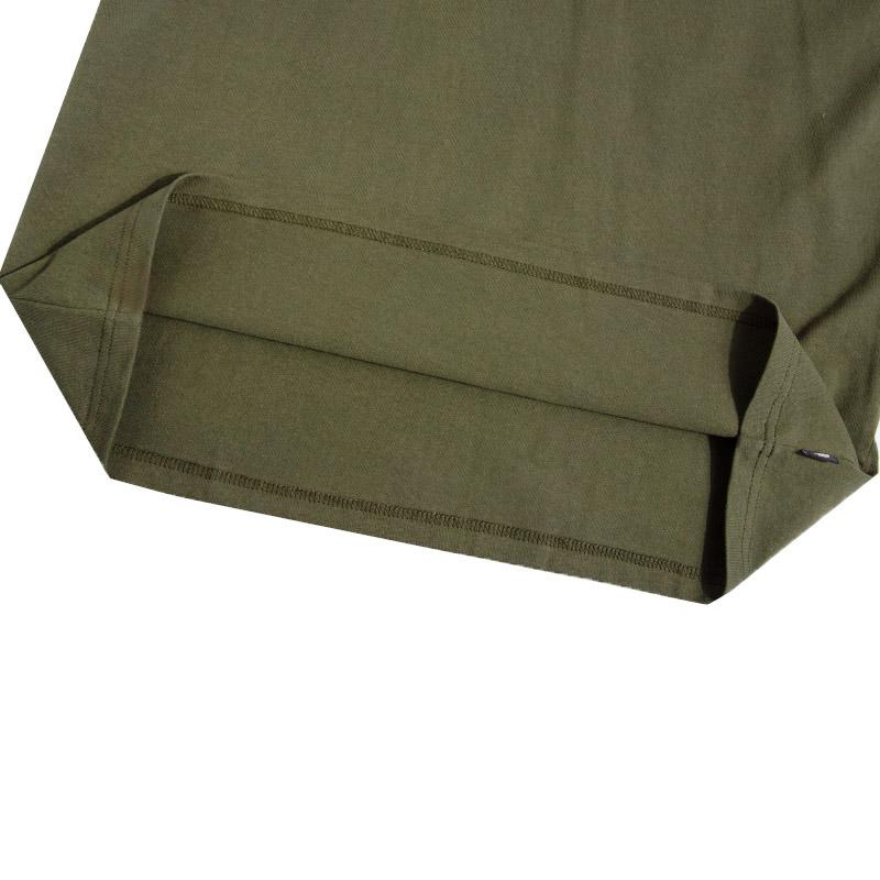 New Nike Drop Shoulder Sleeve T-Shirt Men's Army Green DO7393-325