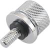 2pcs/set Accessories Fender Seat Nut Bolt Compatible with Harley 1/4 Inch Silver