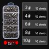 American 8-Character Ring Set: Quick Swivel Fishing Rod Connector & Leader Accessories