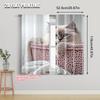 2er-Set strapazierfähige Vorhänge mit niedlichem Kätzchenmuster für Schlafzimmer, Wohnzimmer und andere Wohnräume