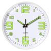 12 Inch Luminous Wall Clock Silent Non Ticking Round Plastic Modern Digital Clock for Living Room Home Office