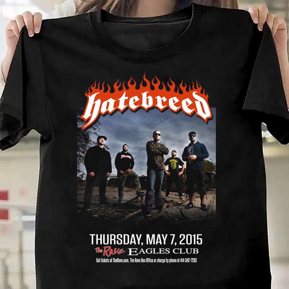Редкий! Футболка группы HATEBREED Унисекс Концертная S - 5XL DO430 Унисекс Футболка L