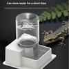 Auto Refill Function Reptile Water Dish Space Saving Anti-slip Base Reptile Water Dispenser Plastic Detachable