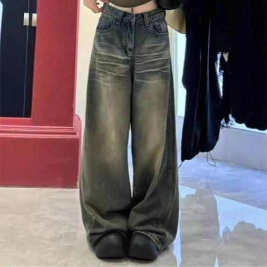 Women's High Waist Wide Leg Vintage Jeans
