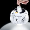 2-in-1 Folding LED Lantern Fan with Hook Dimmable Strong Airflow
