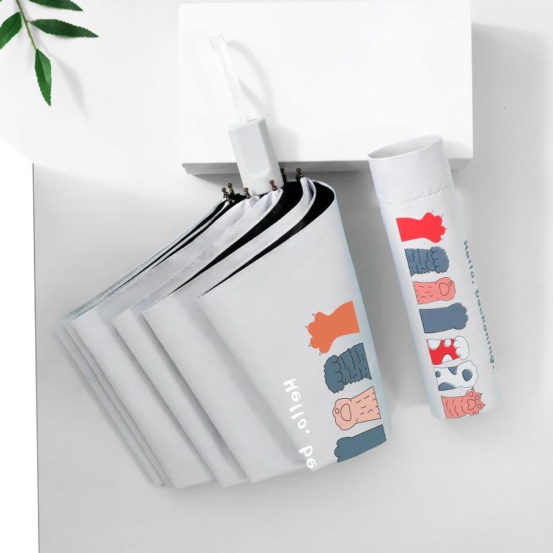 Den siste bestillingen er en billig paraply, en solskjermparaply, en manuell tredelt utfoldbar paraply, en vinyl solskjermparaply, og en gave for dobbel bruk.