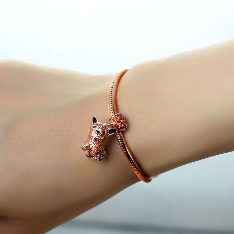 New Fine Charms Fit Pendant Original Bracelets Cute Animal Series Copper Charms Beads Diy Jewelry Making