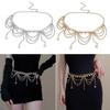 Fringed Waist Chain Decorative Belt for Trendsetters and Ladies Female Long Tassels Body Chain Party Clothing Accessory