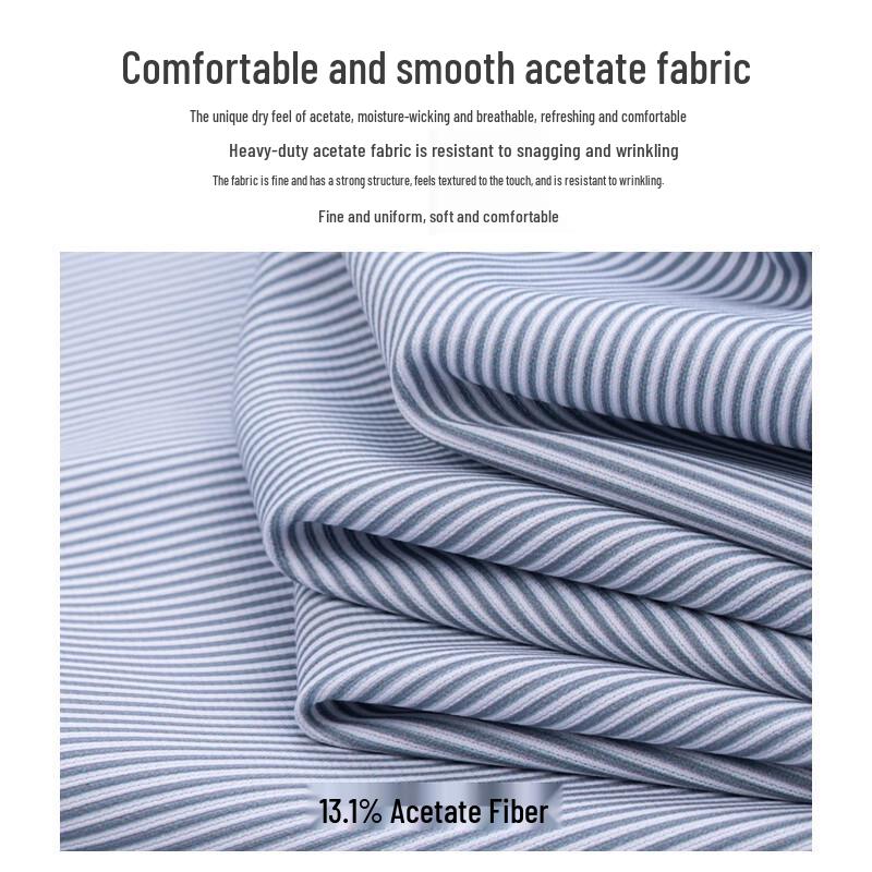 Romon Men's Short-Sleeve Business Shirt