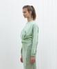 NEAR&DEAR Twist Detail Crop T-Shirt Mint