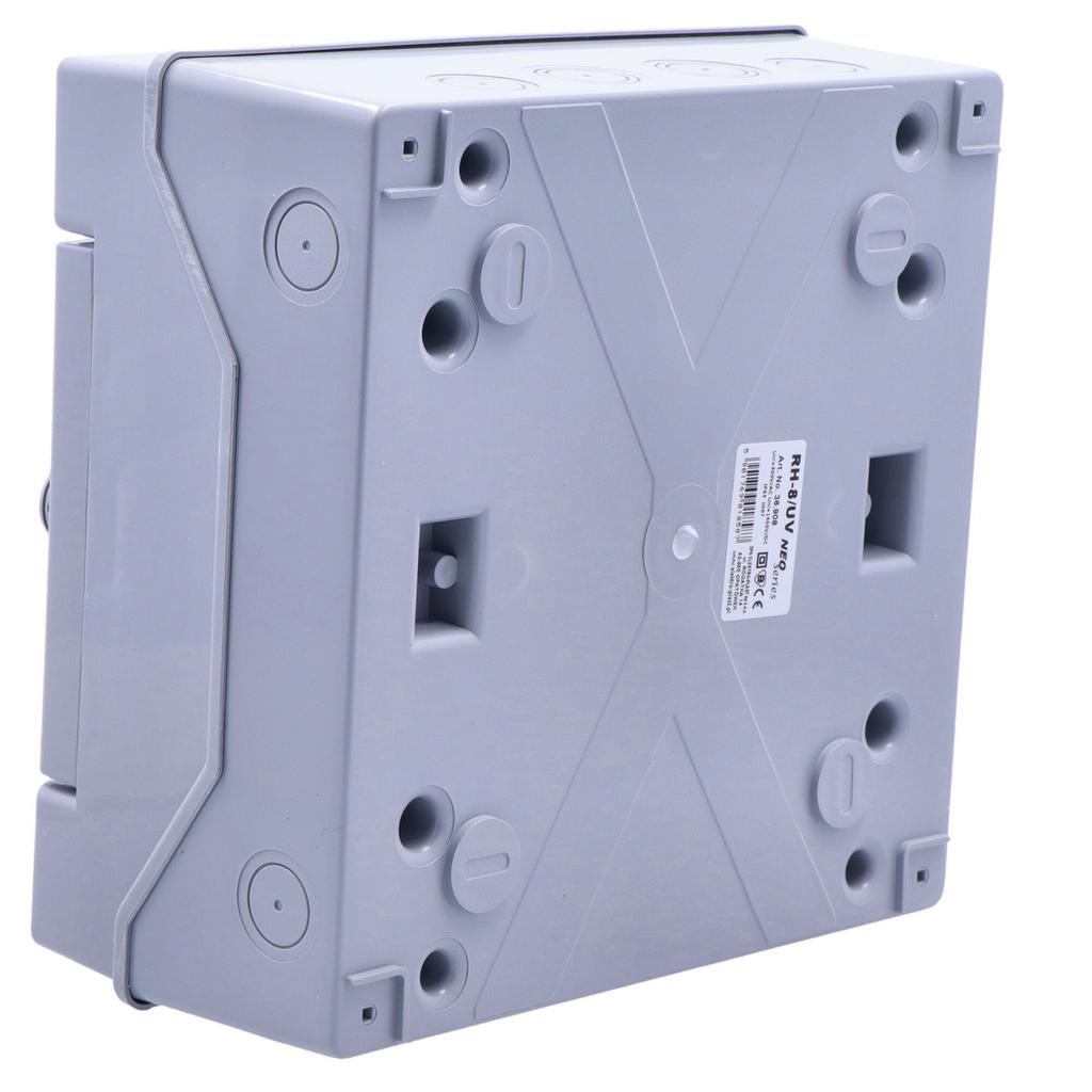 Surface-mounted distribution board RH-8/UV IP65 500V AC, 1500V DC PV