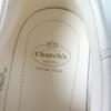 Pristine CHURCH'S sneakers LAURELLE Deerskin lace-up Ivory Dearskin Leather Women 38 Used