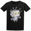 Süßer Roboter T-Shirt Herren Damen T-Shirts Oberteile Jungen Mädchen Teen D P1 PR