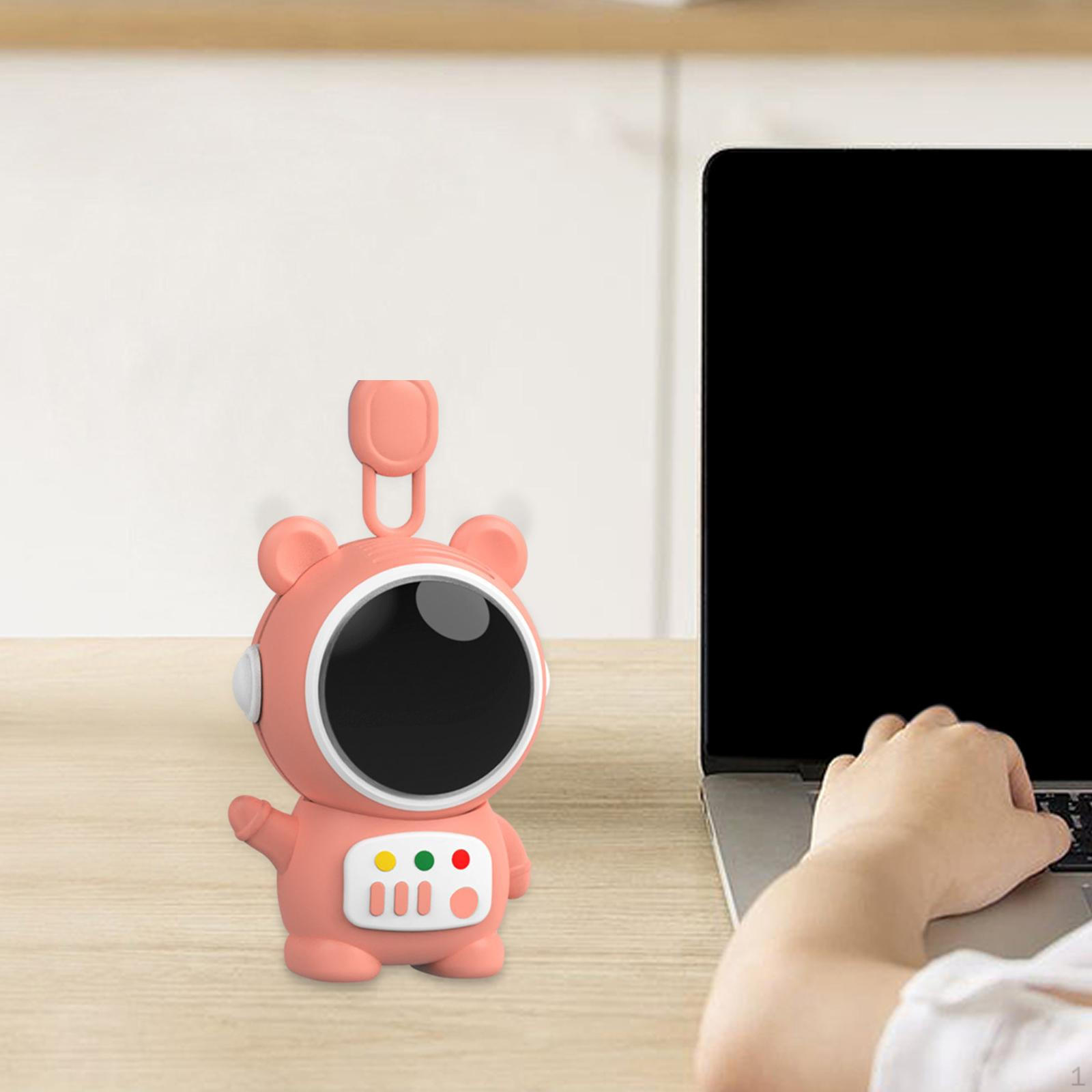 

Personal Fan ,Astronaut Leafless Lightweight 2 Wind Speeds Portable Cordless Handheld червоний