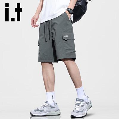 Izzue IT Men's Quick-Dry Loose Fit Cargo Shorts
