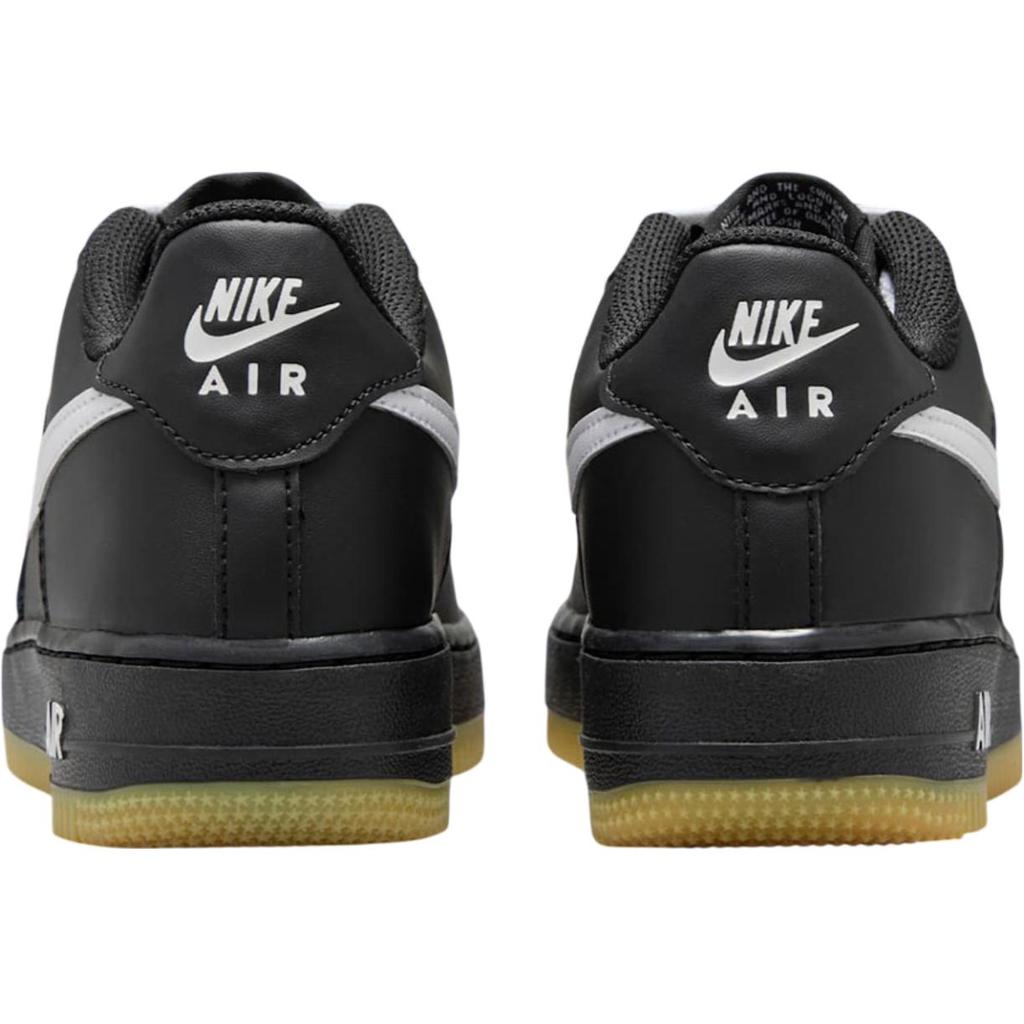 Nike Air Force 1 LV8 GS Black White Gum Kids Sneakers Gum-Light-Brown IB8845-001