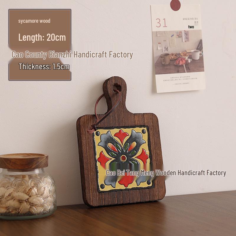 Massivholz Hitzebeständiger Esstischuntersetzer & Untersetzer