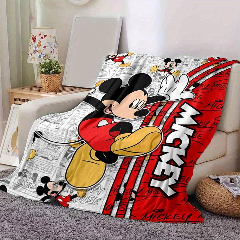 

1pc. Mickey Mouse Cartoon Blanket, Seasonal Universal Home Decor,Soft Flannel Throw Blanket, Versatile & Cozy for Bedroom, Living Room, Trav 100x150cm