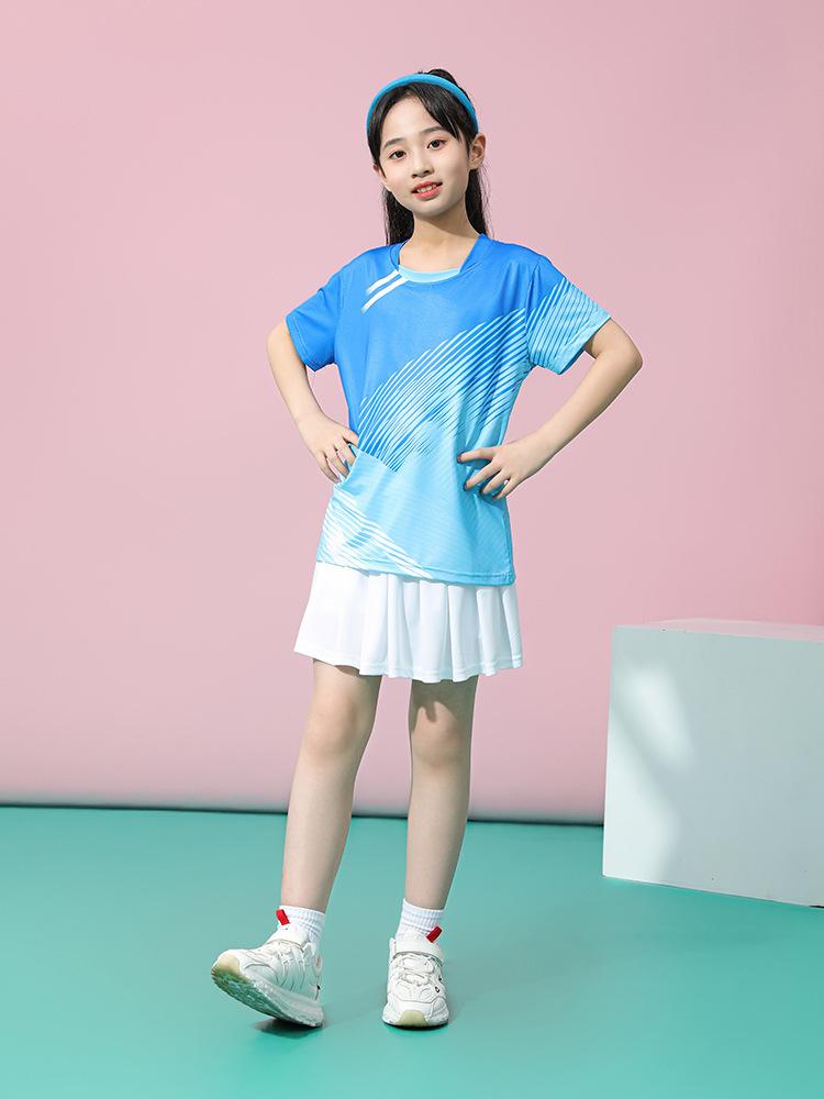 Children's Badminton Clothing, Table Tennis Clothing, Tennis Clothing Set, Boys' Sportswear, Girls' Quick-drying Training Clothing, Men's