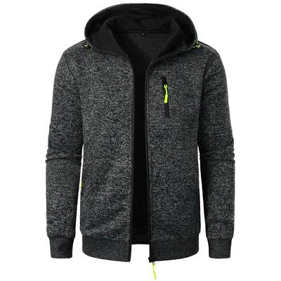 Men's Sports Fitness Casual Sweatshirt Cardigan Hooded Jackets Cardigan Hooded Sweatshirts Baseball Jacket