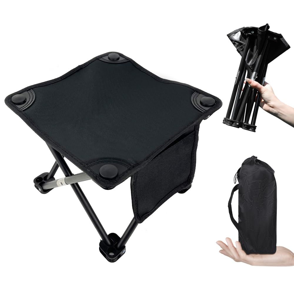 New Instant Outdoor Chair with Side Folding Chair Offers Optimal Height and Comfortable Seat Portable Aluminum 200kg Load Easy To Camping Can Sit