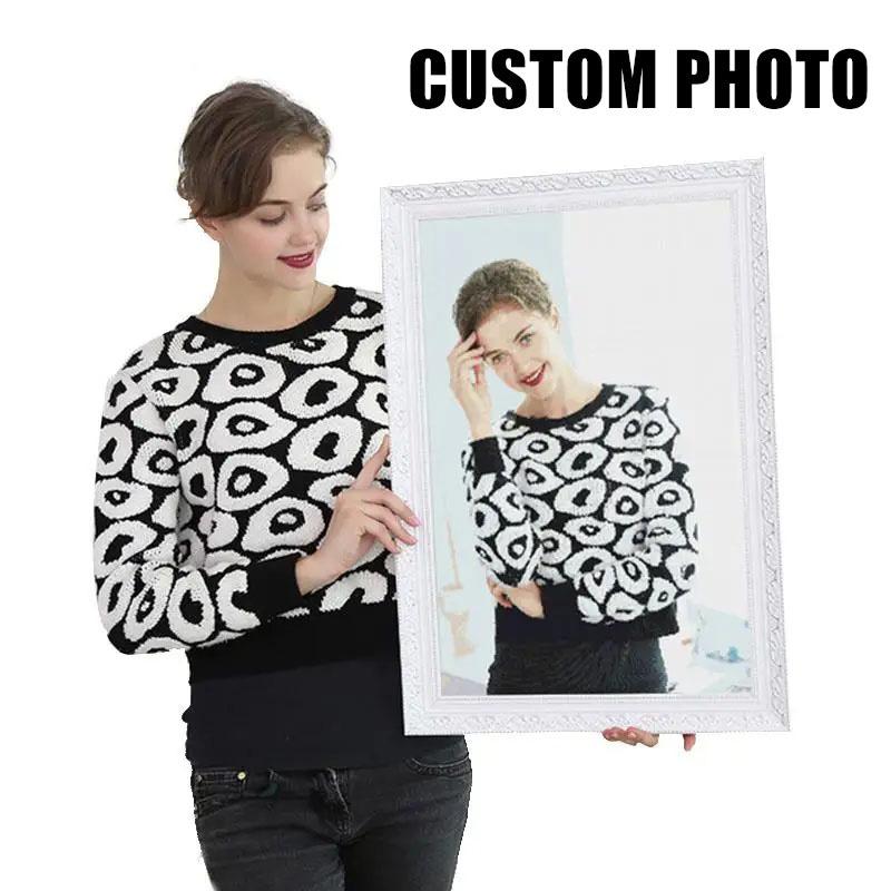 Leinwanddruck Gemälde nach Maß Ihr Foto Poster Tierfigur Landschaft Abstraktes Bild Salon Heim Wanddeko für Festivals, Party, Themenveranstaltungen