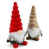 Christmas Gnomes Toy Figurine Plush Table Decoration for Holiday Gifting Dwarf Polyester Ornament for Tabletop Use