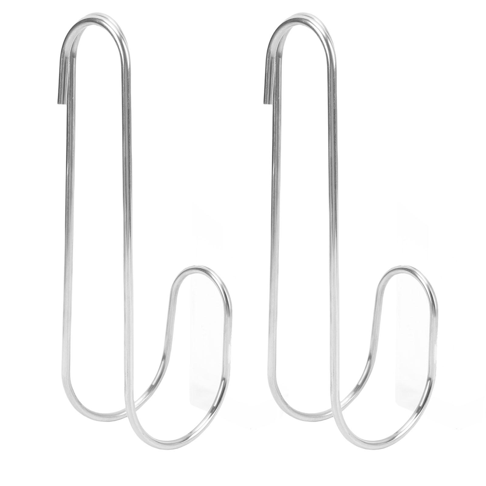 

2Pcs Stainless Steel Hose Hook 44lbs Bearing Multifunctional Cable Hanger for RV Trailer Yacht